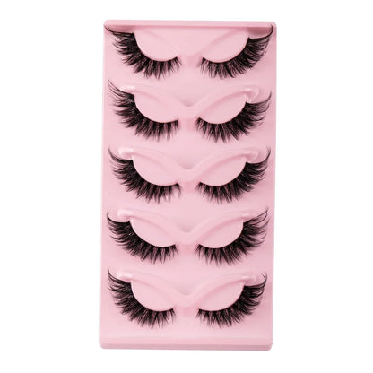 Cat-Eye Winged Lashes 3Boxes(15Pairs)