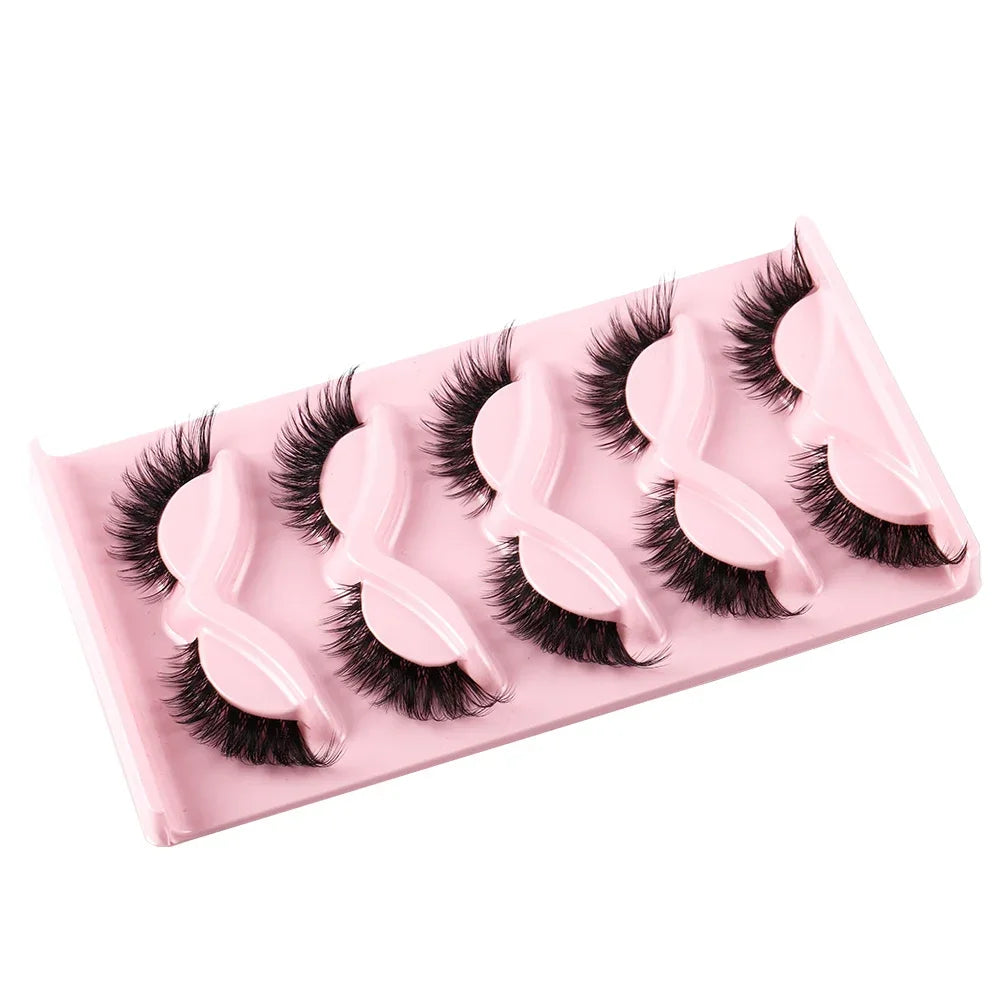 Cat-Eye Winged Lashes 3Boxes(15Pairs)